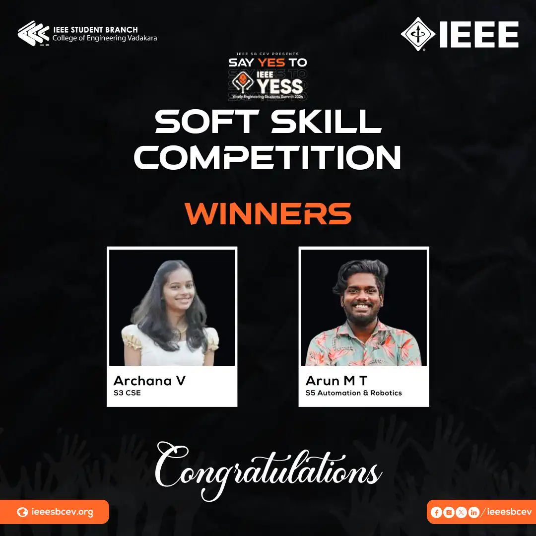Soft Skill Winners - Say YES to YESS
