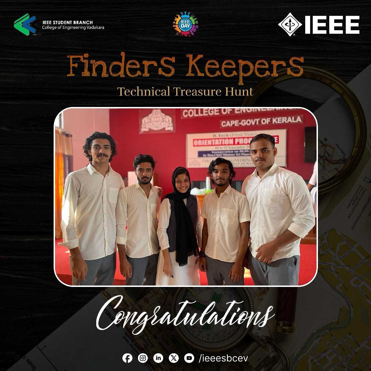 Finder Keepers - Technical Treasure Hunt - Winners